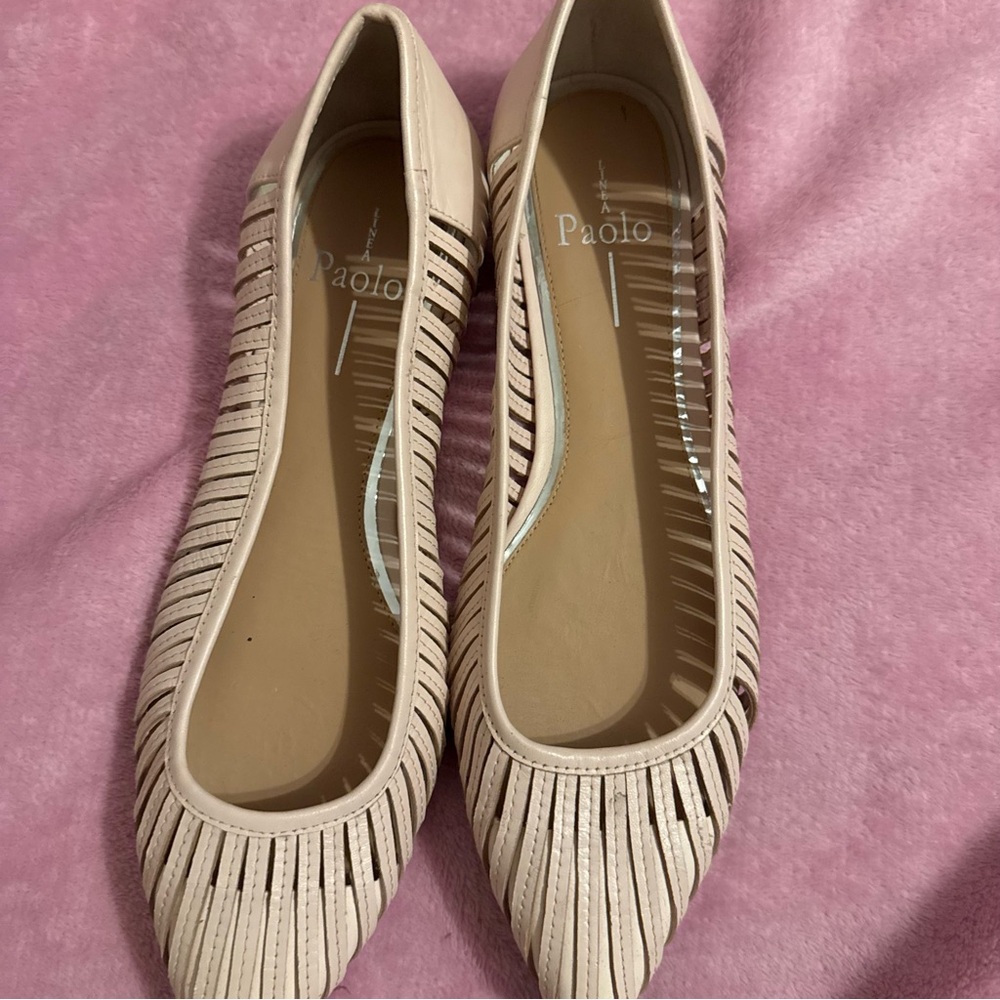 Linea Paolo Beige Women's Flats
